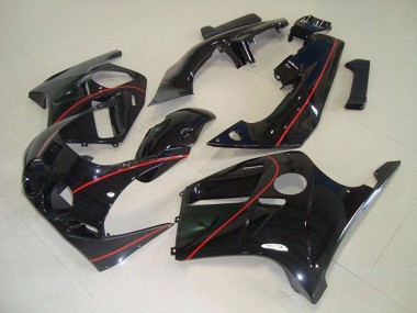 Cheap 1988-1989 Honda CBR250RR MC19 Motorcycle Fairings - Glossy Black Red Line Canada