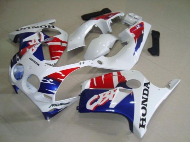 Cheap 1988-1989 Honda CBR250RR MC19 Motorcycle Fairings - White Red Blue Canada