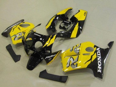 Cheap 1988-1989 Honda CBR250RR MC19 Motorcycle Fairings - Yellow Glossy Black Canada