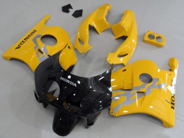 Cheap 1990-1998 Honda CBR250RR MC22 Motorcycle Fairing Kits - Yellow Glossy Black Canada