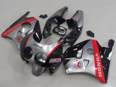 Cheap 1990-1998 Honda CBR250RR MC22 Motorcycle Fairings - Silver Red Glossy Black Canada