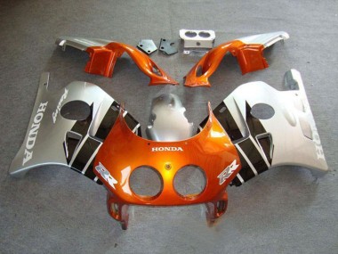 Cheap 1990-1998 Honda CBR250RR MC22 Motorcycle Fairings - Silver Orange Glossy Black Canada