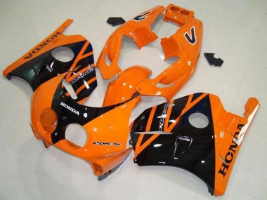 Cheap 1990-1998 Honda CBR250RR MC22 Motorcycle Fairings - Orange Glossy Black Canada