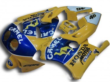 Cheap 1990-1998 Honda CBR250RR MC22 Motorcycle Fairings - Yellow Blue Camel Motul Canada