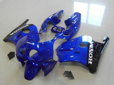 Cheap 1990-1998 Honda CBR250RR MC22 Motorcycle Fairings - Blue Glossy Black White Decals Canada