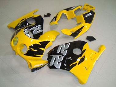 Cheap 1990-1998 Honda CBR250RR MC22 Motorcycle Fairing - Yellow Glossy Black Canada