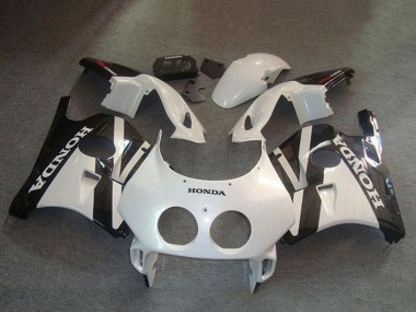 Cheap 1990-1998 Honda CBR250RR MC22 Motorcycle Fairing Kits - White Glossy Black Canada