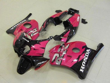 Cheap 1990-1998 Honda CBR250RR MC22 Motorcycle Fairings - Pink Glossy Black Canada