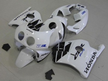 Cheap 1990-1998 Honda CBR250RR MC22 Motorcycle Fairings - White Glossy Black Canada