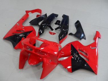 Cheap 1994-1997 Kawasaki ZX9R Motorcycle Fairings - Red Glossy Black Canada