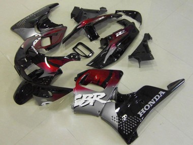 Cheap 1996-1997 Honda CBR900RR 893 Motorcycle Fairings - Silver Maroon Red Glossy Black Canada