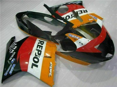 Cheap 1996-2007 Honda CBR1100XX Blackbird Motorcycle Fairing - Orange White Red Glossy Black Repsol Canada