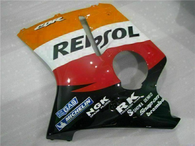 1996-2007 Honda CBR1100XX Blackbird Motorcycle Fairing - Orange White Red Glossy Black Repsol Canada