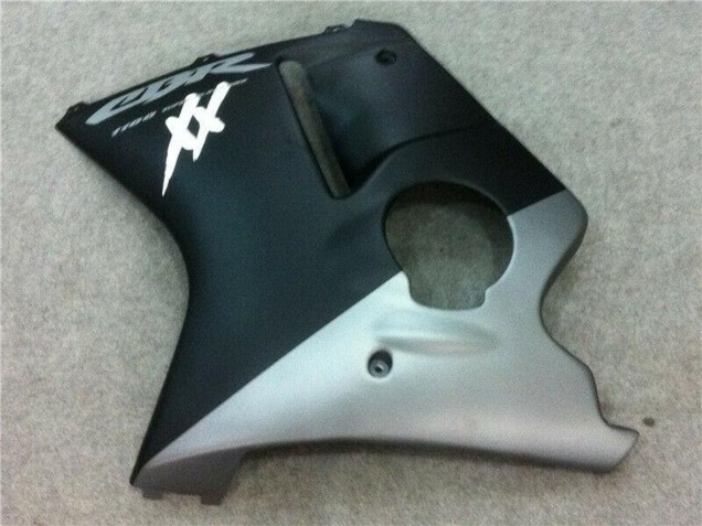 1996-2007 Honda CBR1100XX Blackbird Motorcycle Fairings - Matte Black Silver Canada