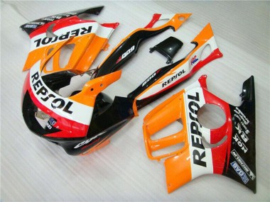 Cheap 1995-1996 Honda CBR600 F3 Motorcycle Fairing - Orange White Red Glossy Black Repsol Canada