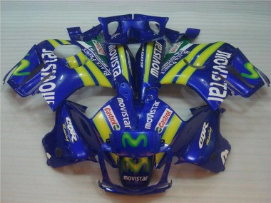 Cheap 1995-1996 Honda CBR600 F3 Motorcycle Fairings - Blue Green Yellow MoviStar Red Castrol Canada
