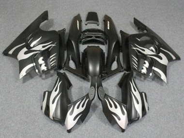 Cheap 1995-1996 Honda CBR600 F3 Motorcycle Fairings - White Matte Black Flame Canada