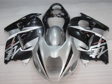 Cheap 1996-2007 Suzuki GSXR 1300 Hayabusa Motorcycle Fairings - Silver Black Canada