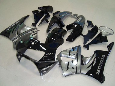 Cheap 1998-1999 Honda CBR900RR 919 Motorcycle Fairings - Silver Glossy Black Canada