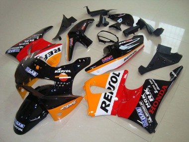 Cheap 1998-1999 Honda CBR900RR 919 Motorcycle Fairings - Orange White Red Glossy Black Repsol Canada