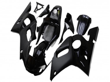 Cheap 1998-2002 Yamaha YZF R6 Motorcycle Fairings - Glossy Black Matte Black Canada