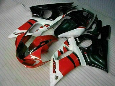 Cheap 1998-2002 Yamaha YZF R6 Motorcycle Fairing - White Red Glossy Black Canada
