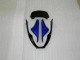 2000-2002 Kawasaki ZX6R Motorcycle Fairings - Blue Glossy Black Elf Bridgestone Canada