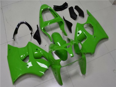 Cheap 2000-2002 Kawasaki ZX6R Motorcycle Fairings - Green Black Canada
