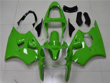 Cheap 2000-2002 Kawasaki ZX6R Motorcycle Fairings - Green Black Canada