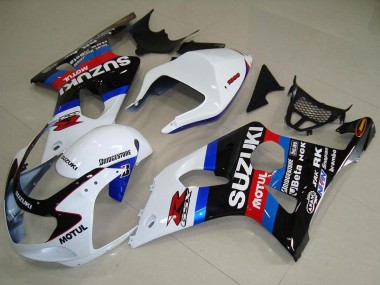 Cheap 2000-2002 Suzuki GSXR 1000 Motorcycle Fairings - White Blue Black Red Motul Canada