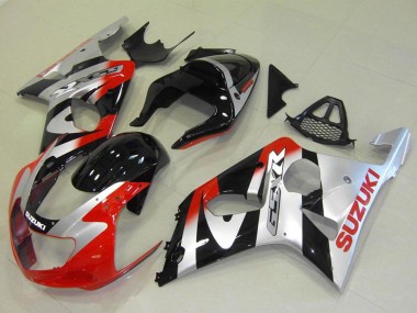 Cheap 2000-2002 Suzuki GSXR 1000 Motorcycle Fairings - Silver Red Glossy Black Canada
