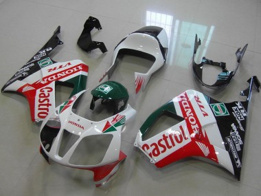 Cheap 2000-2006 Honda VTR1000 Bike Fairings - White Red Green Glossy Black Castrol Canada