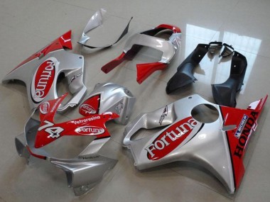 Cheap 2000-2006 Honda VTR1000 Motorcycle Fairings - Silver Red Fortuna 74 Canada