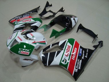 Cheap 2000-2006 Honda VTR1000 Bike Fairing - White Red Green Glossy Black Castrol Canada