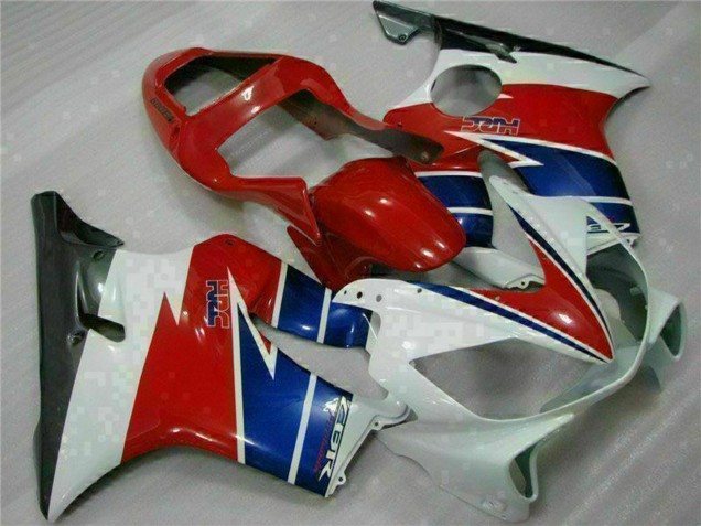 2001-2003 Honda CBR600 F4i Motorcycle Fairing - White Red Blue Black Canada