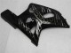 2001-2003 Suzuki GSXR 600/750 Motorcycle Fairings - Glossy Black Silver Flame Canada