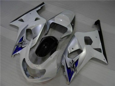 Cheap 2001-2003 Suzuki GSXR 600/750 Motorcycle Fairings - White Silver Blue Black Canada
