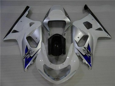 Cheap 2001-2003 Suzuki GSXR 600/750 Motorcycle Fairings - White Silver Blue Black Canada