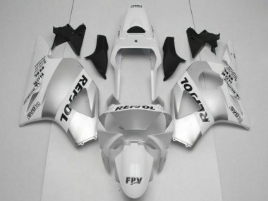 Cheap 2002-2003 Honda CBR900RR 954RR Motorcycle Fairings - White Silver Black Repsol Canada