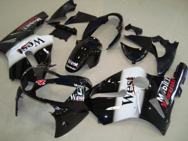 Cheap 2002-2006 Kawasaki ZX12R Motorcycle Fairings - Glossy Black White West Red Canada