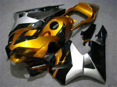 Cheap 2003-2004 Honda CBR600RR Motorcycle Fairing - Silver Gold Glossy Black Canada