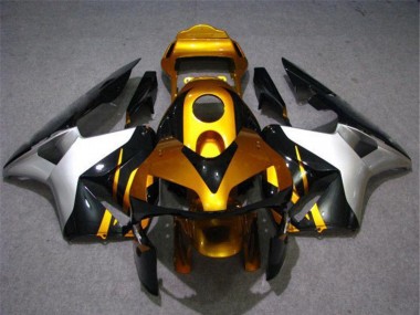 Cheap 2003-2004 Honda CBR600RR Motorcycle Fairing - Silver Gold Glossy Black Canada