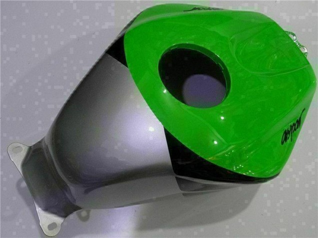2003-2004 Honda CBR600RR Motorcycle Fairing - Silver Green Glossy Black Canada