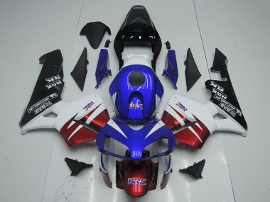 Cheap 2003-2004 Honda CBR600RR Motorcycle Fairings - White Red Blue Glossy Black HRC Canada