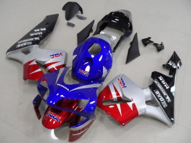 Cheap 2003-2004 Honda CBR600RR Motorcycle Fairings - Silver Red Blue Glossy Black HRC Canada