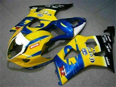 Cheap 2003-2004 Suzuki GSXR 1000 Motorcycle Fairings - Yellow Blue White Red Corona Motul Canada