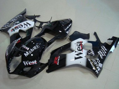 Cheap 2003-2004 Suzuki GSXR 1000 Motorcycle Fairings - Glossy Black White West Red Canada