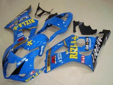 Cheap 2003-2004 Suzuki GSXR 1000 Motorcycle Fairings - Blue Gold Black Rizla Canada