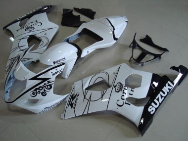 Cheap 2003-2004 Suzuki GSXR 1000 Motorcycle Fairings - White Black Corona Canada