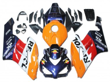 Cheap 2004-2005 Honda CBR1000RR Motorcycle Fairings - Orange Red White Blue Repsol Canada